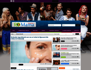 romaniamama.ro screenshot