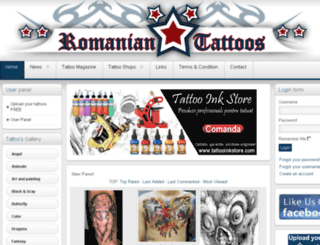 romanian-tattoos.ro screenshot