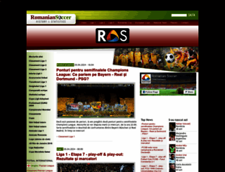 romaniansoccer.ro screenshot