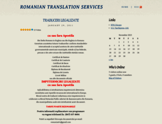 romaniantranslations.com screenshot