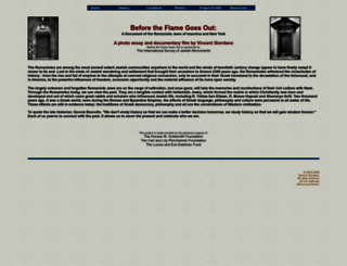 romaniotelegacy.org screenshot
