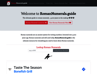 romannumerals.guide screenshot