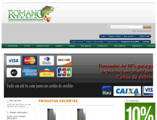 romanopesca.com.br screenshot