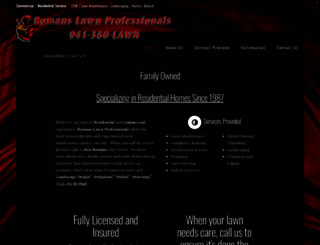 romanslawnpro.com screenshot