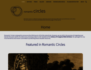 romantic-circles.org screenshot