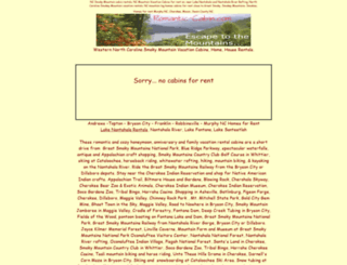 romanticcabin.com screenshot