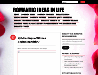 romanticideasinlife.wordpress.com screenshot