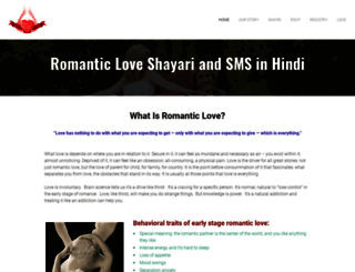 romanticloveshayarisms.weebly.com screenshot