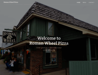 romanwheelpizza.com screenshot