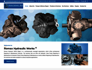 romaxhydraulic.com screenshot