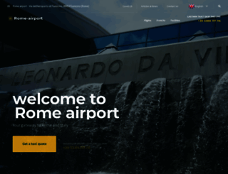 rome-airport.net screenshot