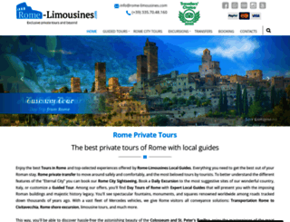 rome-limousines.com screenshot