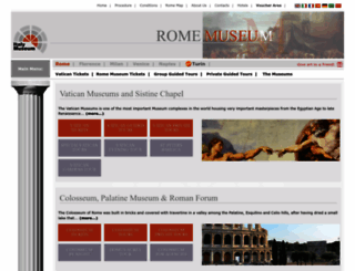 rome-museum.com screenshot