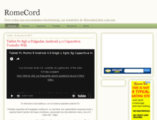 romecord.com screenshot