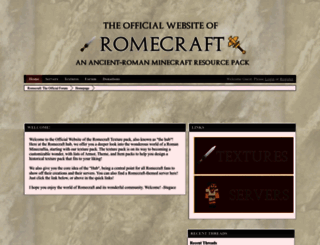 romecraft.proboards.com screenshot