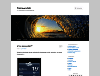 romeotrip.wordpress.com screenshot