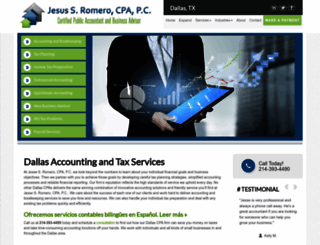 romerocpafirm.com screenshot
