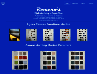 romerofabrics.com screenshot
