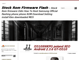 romfirmware.wordpress.com screenshot