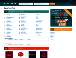 romford.cylex-uk.co.uk screenshot