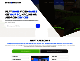 romsemulator.net screenshot