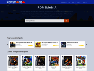 romsmania.org screenshot