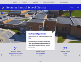 romuluscsd.org screenshot