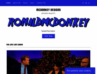 ronaldmcdonkey.com screenshot