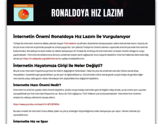 ronaldoyahizlazim.com screenshot