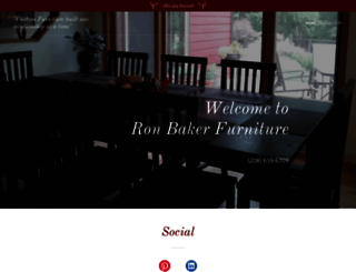 ronbakerfurniture.com screenshot