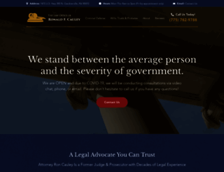 roncauleylaw.com screenshot