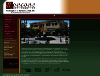 ronconeortho.com screenshot