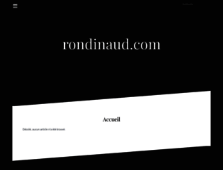 rondinaud.com screenshot