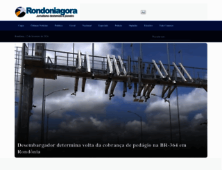 rondoniaagora.com.br screenshot