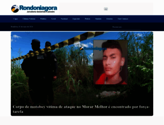 rondoniagora.com screenshot