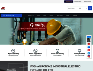 rongke-industrial.com screenshot