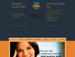 ronleaderdds.com screenshot