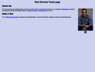 ronmertens.com screenshot