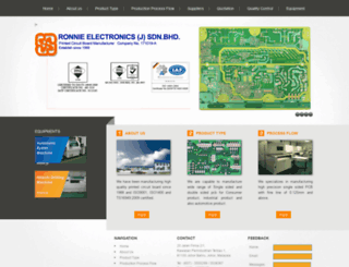 ronnieelectronics.com screenshot