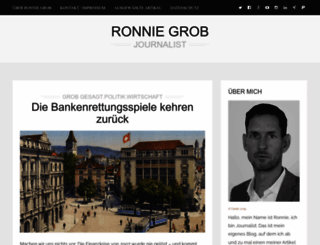 ronniegrob.com screenshot