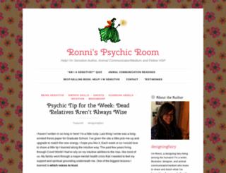 ronnispsychicroom.wordpress.com screenshot