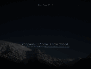 ronpaul2012.com screenshot