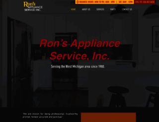 ronsapplianceinc.com screenshot