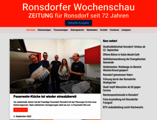 ronsdorfer-wochenschau.de screenshot