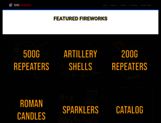 ronsfireworks.com screenshot