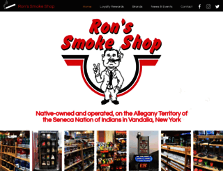 ronssmokeshop.com screenshot