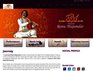 ronumajumdar.com screenshot