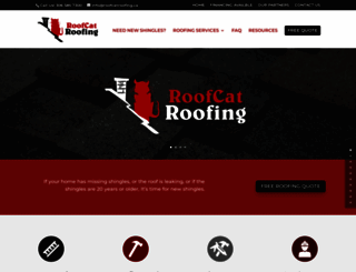 roofcatroofing.ca screenshot