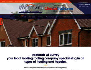 roofcraftofsurrey.co.uk screenshot