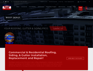 roofdepot.com screenshot